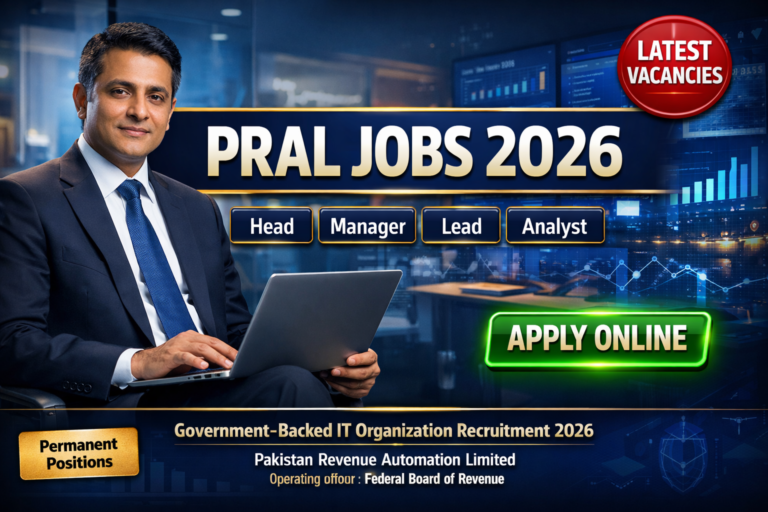 Pakistan Revenue Automation Limited Jobs 2026 | Apply Online for Head, Manager, Lead and Analyst Vacancies